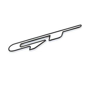 Brand New GT Line Emblem Silver Black